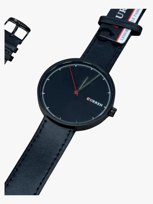 Curren Dark Blue Dial and Strap Watch