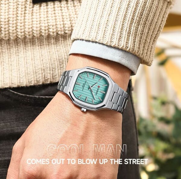 curren wrist watch sea green